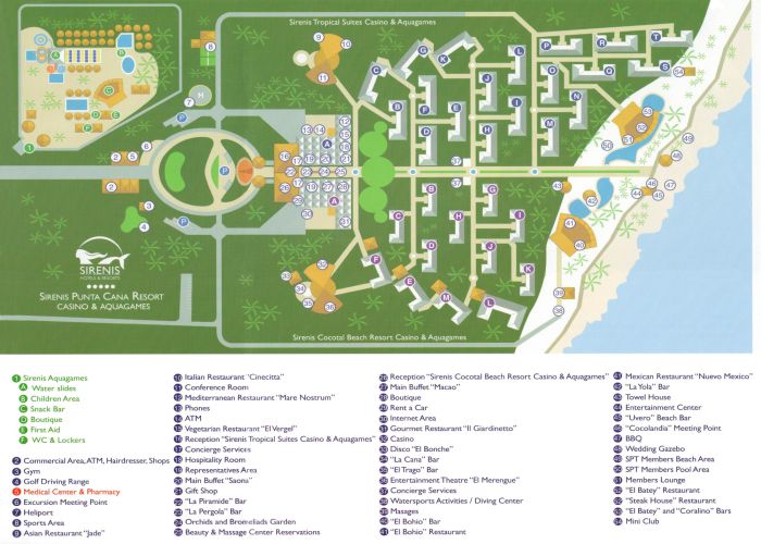 Map SIRENIS COCOTAL